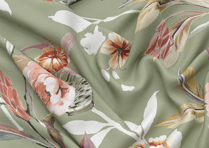 Abigail, Sage - Twist&Fit Roman Blind - Image 4